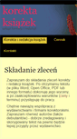 Mobile Screenshot of korekta-ksiazek.pl