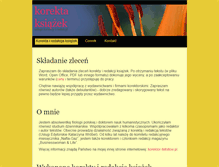 Tablet Screenshot of korekta-ksiazek.pl